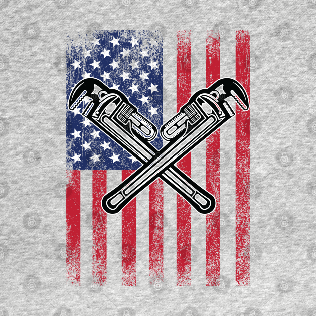 Plumber Plumber USA Flag Plumber TShirt TeePublic